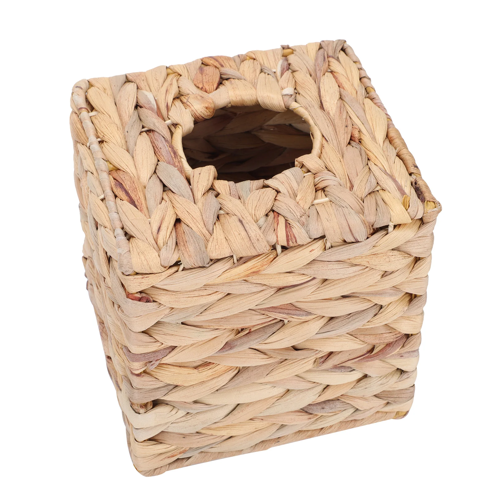 

Tissue Box Holder Cover Napkin Rattan Woven Retro Facial Dispenser Storage Seaweed Seagrass Wicker Cube Bathroom Straw Bedroom