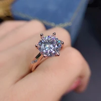 925 sterling silver 3 carat diamond ring moissanite diamond ring female marriage proposal couple confession 2022 trend gift