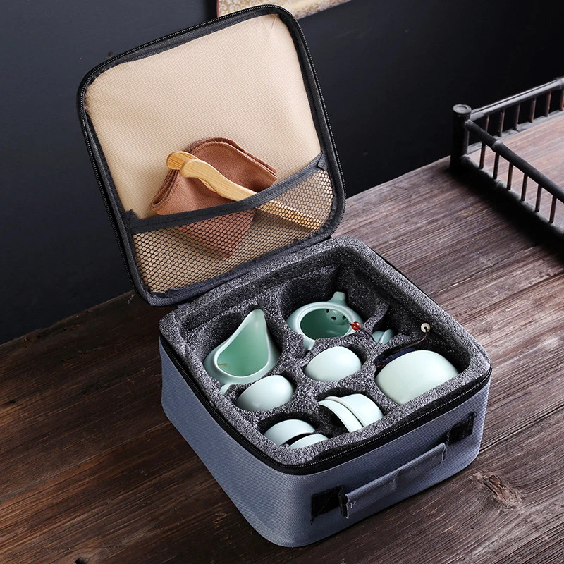 Портативный Керамика Чай посуда Чайный сервиз китайский чайный набор кунг-фу