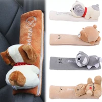 cartoon cute auto car safety seat belt cover shoulder safety belt cover toy kids animals head protect shoulder cushion pad