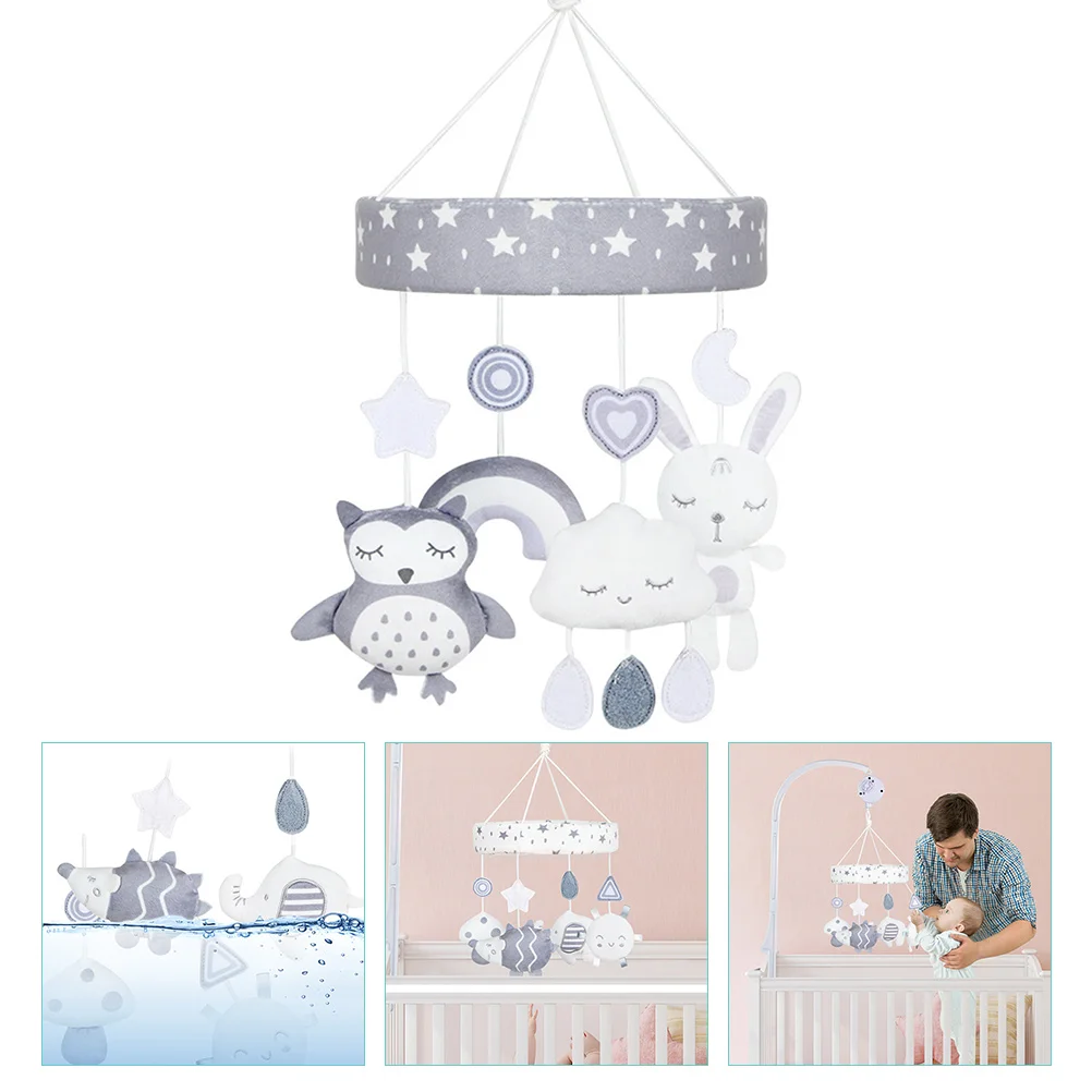 

Crib Mobile Babies Nursery Baby Shower Gift Animals Decor Cartoon Newborn Kids Playset