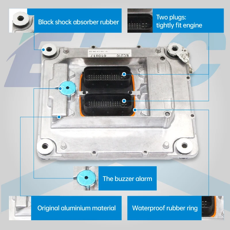 Двигатель D6D D7D EC210B EC240B ЭБУ контроллера экскаватора 60100002 G720B Блок управления
