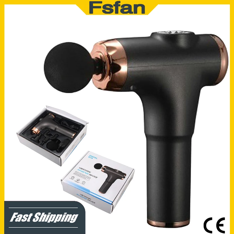 

Massage Gun Profession Massage Relaxation Deep Muscle Massage Electric Massager Neck Body Muscle Electric Massager