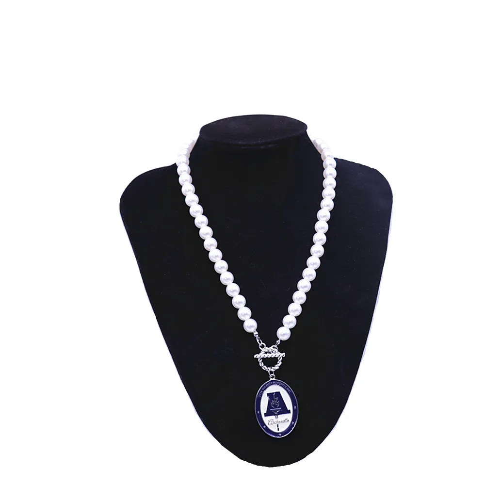 Жемчужная цепочка Женская Группа колледжа греческие буквы Zeta Phi Beta Archonettes