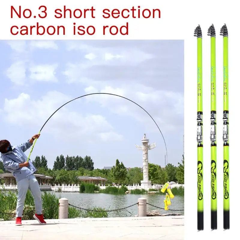 

3.6m 4.5m 5.4m 6. Fishing Rod Carbon Rod Hand-sea Dual-purpose Fishing Rod Short-jointed Rod Multitool Fishing Tools