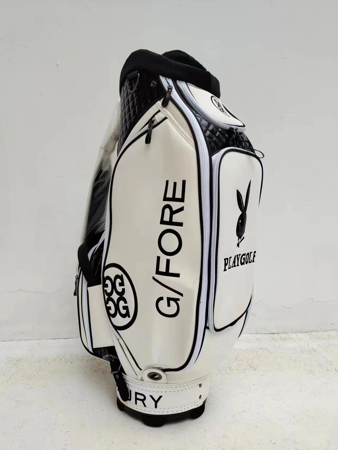 

G4 Golf Bag Gfore Men Standard Bucket Bag PU Waterproof Black Sports Fashion Equipment Bag Golf Men