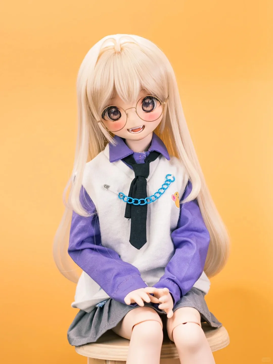 Новинка sd BJD1/4 кошачья смайлика Коко с макияжем голой малыш маленькая ткань