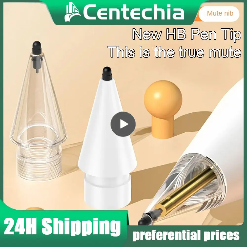 

Mute Pen Nib White Shell Replace Pen Tip Wear Resistance Stylus Tip Pencil Feel Computers And Office Transparent Anti-slip