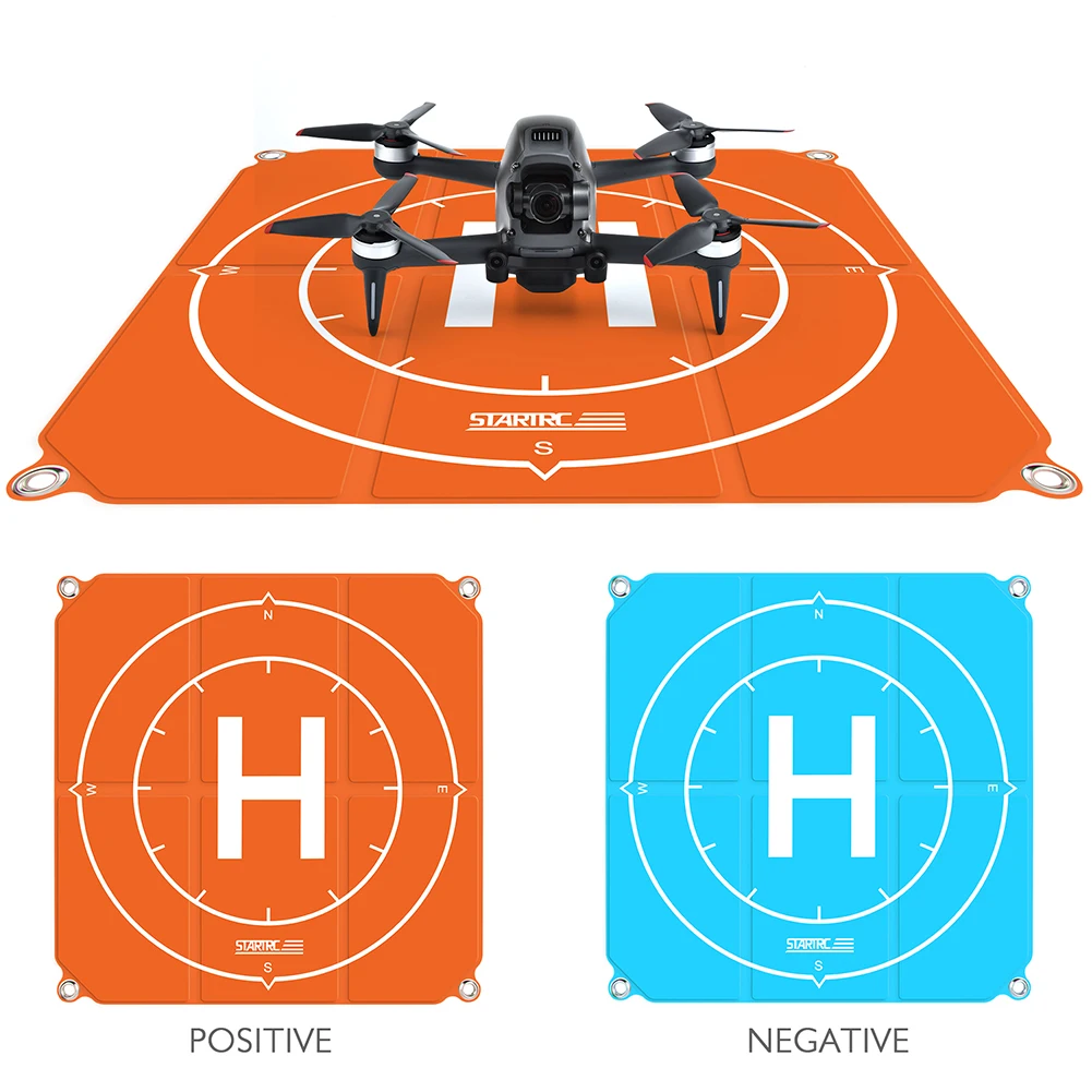 

20inch Drone Landing Pad With Storage Bag Double Sided Accessories Travel Portable Square Outdoor For DJI Mavic Mini Air 2