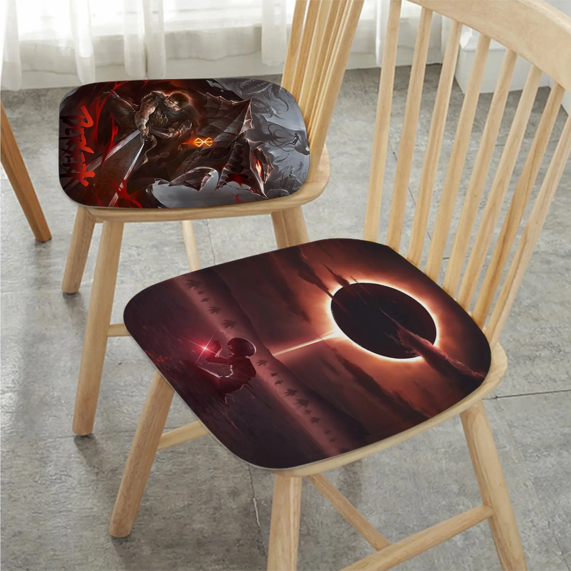 

Berserk Art Dining Chair Cushion Circular Decoration Seat For Office Desk Cushion Pads