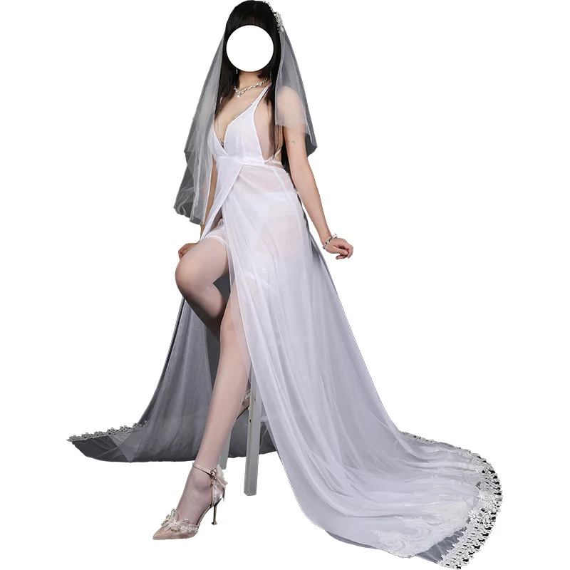 

Hot Game Azur Lane IJN Taiho Cosplay Costumes White Dress Halloween Costume for Women Female Carnival Uniforms