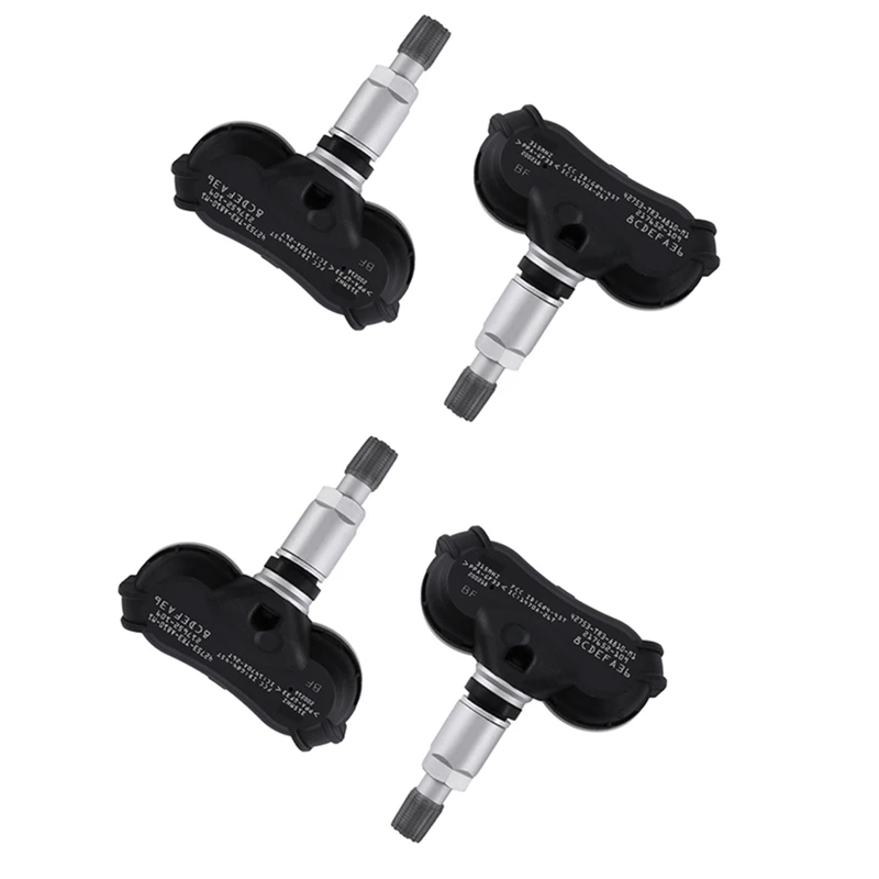 

4Pcs TPMS Tire Pressure Sensor Replacement Parts Accessories For Honda Civic Odyssey CR-Z Fit 42753-TR3-A81 42753-TR0-A81