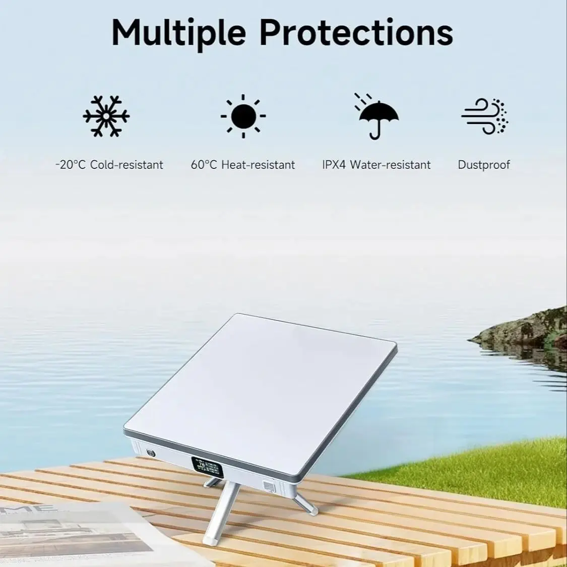 Фото 35000 мАч Power Bank для Starlink Mini Portable Power USB-C PD ЖК-дисплей Портативный аккумулятор Power Bank с длительным стабильной работой №5