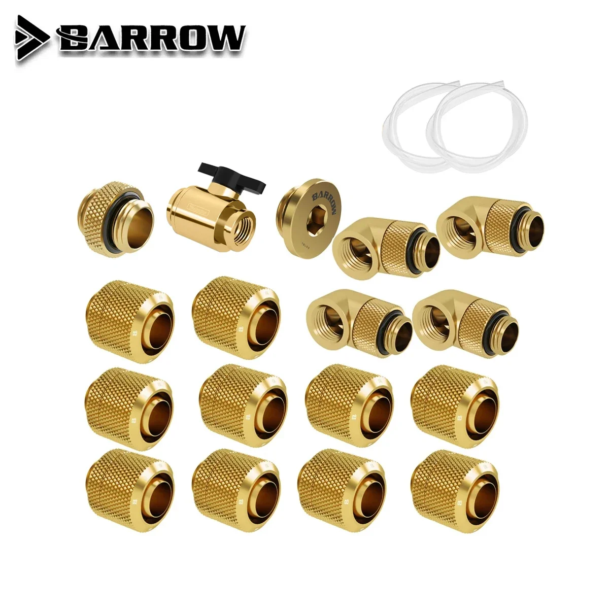 Комплект фитингов для мягкой трубки Barrow PC с резьбой G1/4 дюйма соединитель шланга