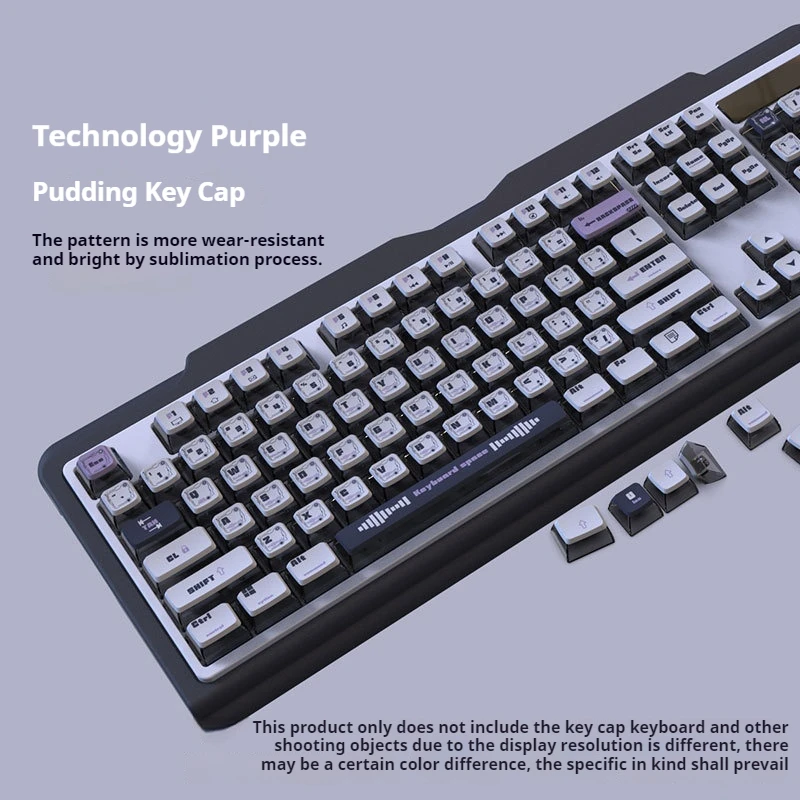 Технология колпачков Pudding фиолетовая колпачок для клавиш персонализированная