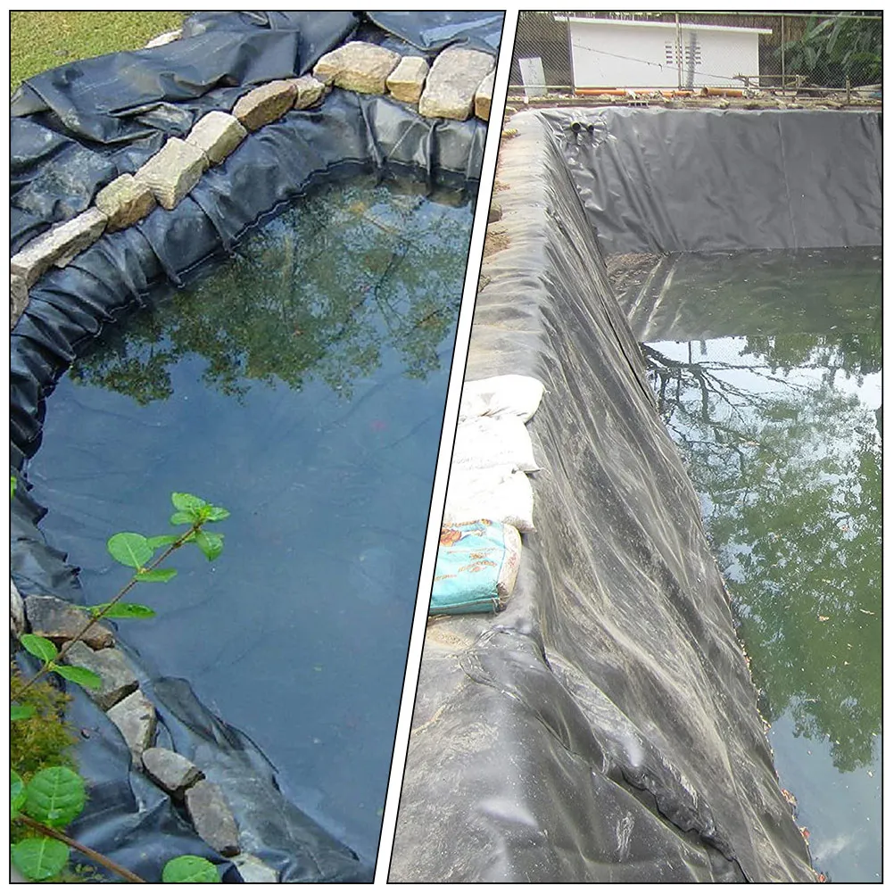 Фото Пленка для пруда из HDPE, большая, нарезаемая, водонепроницаемая, для рыбоводства, антипротечная мембрана, подложка для рыбоводческих хозяйств №4