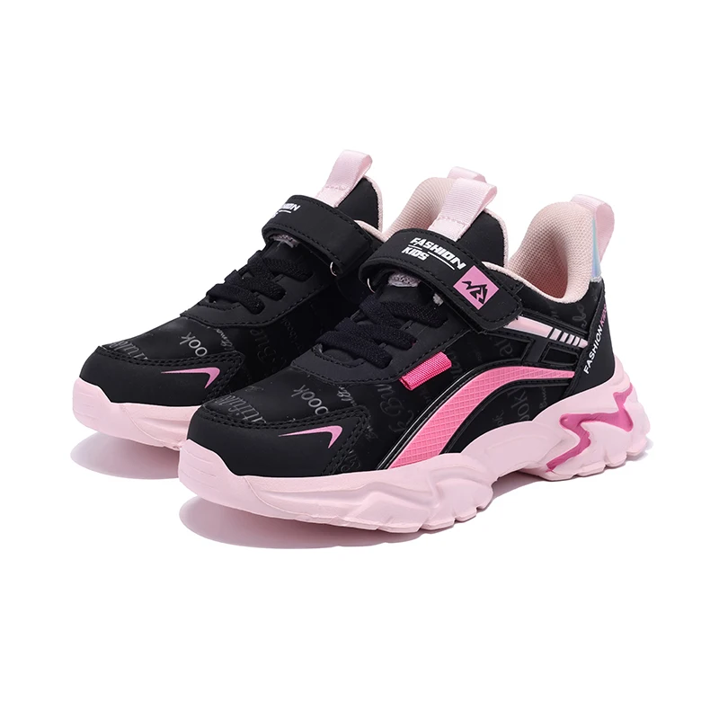 Children Sneakers Girls Sports Shoes Fashion PU Leather Kids Shoes Lightweight Cute Pink Casual Running Tennis Sneakers for Boys enlarge