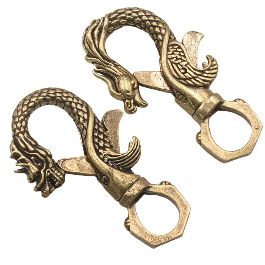 

Anti-rust Innovative Animal Shape Dragon Key Ring Anti Fade Key Pendant Practical for Shoulder Bag