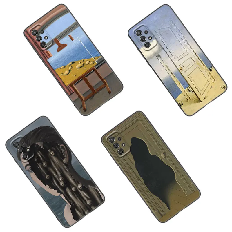 Чехол для телефона Rene Magritte для Samsung A04 A21 A30 A50 A52 S A13 A14 A22 A23 A32 A53 A73 5G A11 A12 A31 A33 A51 A70 A71 A72