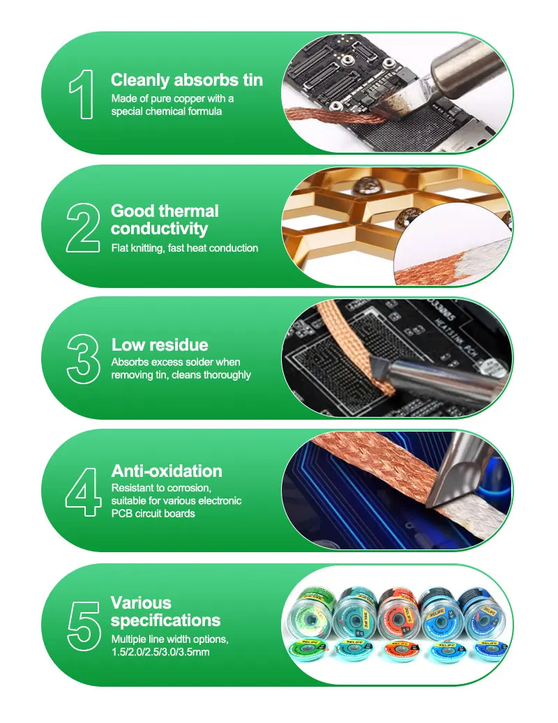 RELIFE RL-20B Сильная чистая проволока для распайки распайка Подходит прецизионных