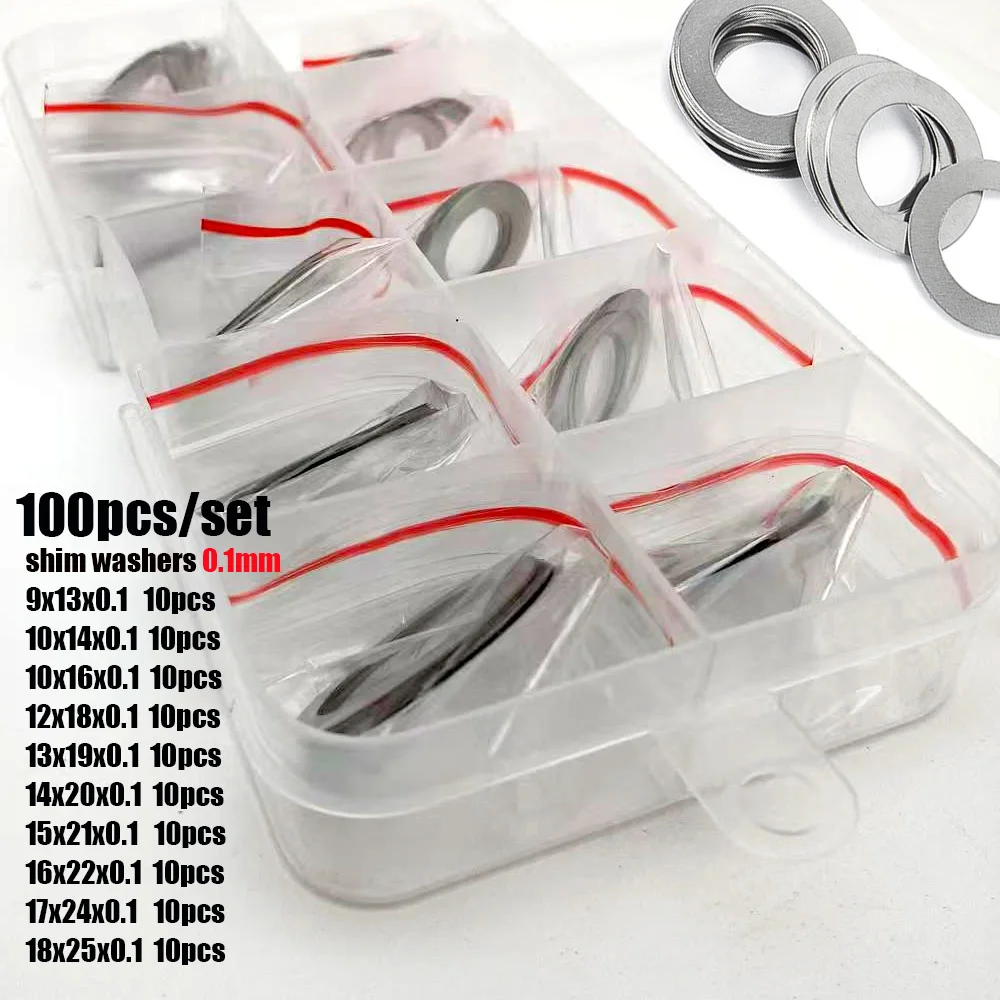 

Набор шайб TINGGOO DIN988 из нержавеющей стали 100 шт.