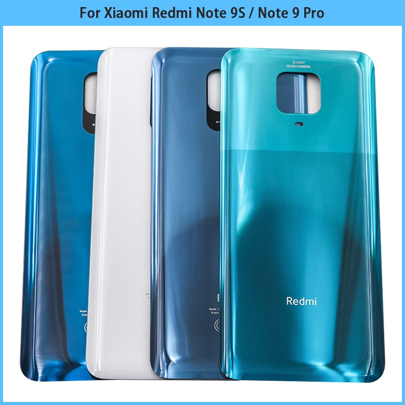 Задняя крышка батарейного отсека для Xiaomi Redmi Note 9S / 9 Pro 64 мп | Мобильные телефоны и