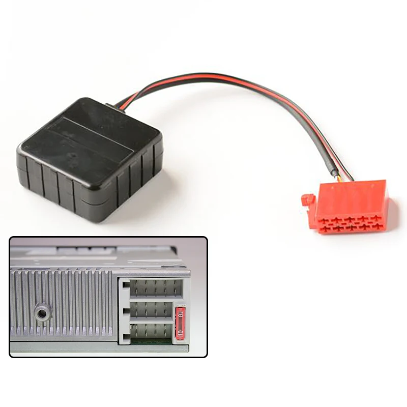 Автомобильный Bluetooth модуль AUX кабель адаптер беспроводной HIFI стерео аудио для