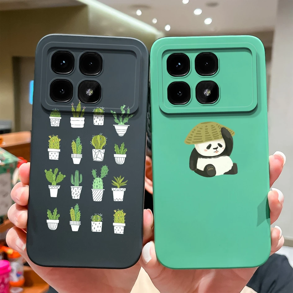 Чехол для Xiaomi Redmi K70 ультра бампер роскошный симпатичный медведь противоударный