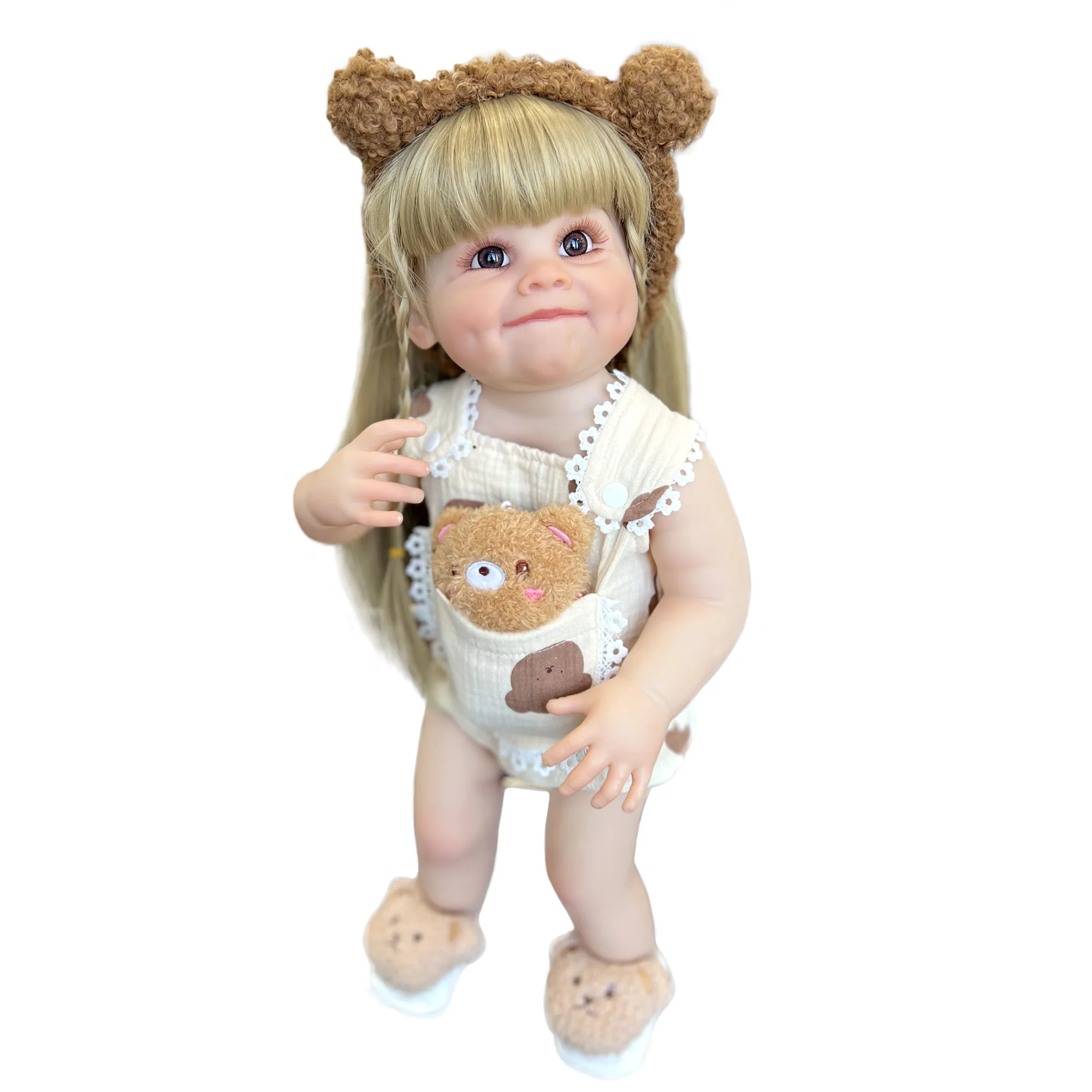 Muñecas Reborn de 55CM Para niños pequeños, juguete de bebé realista de...