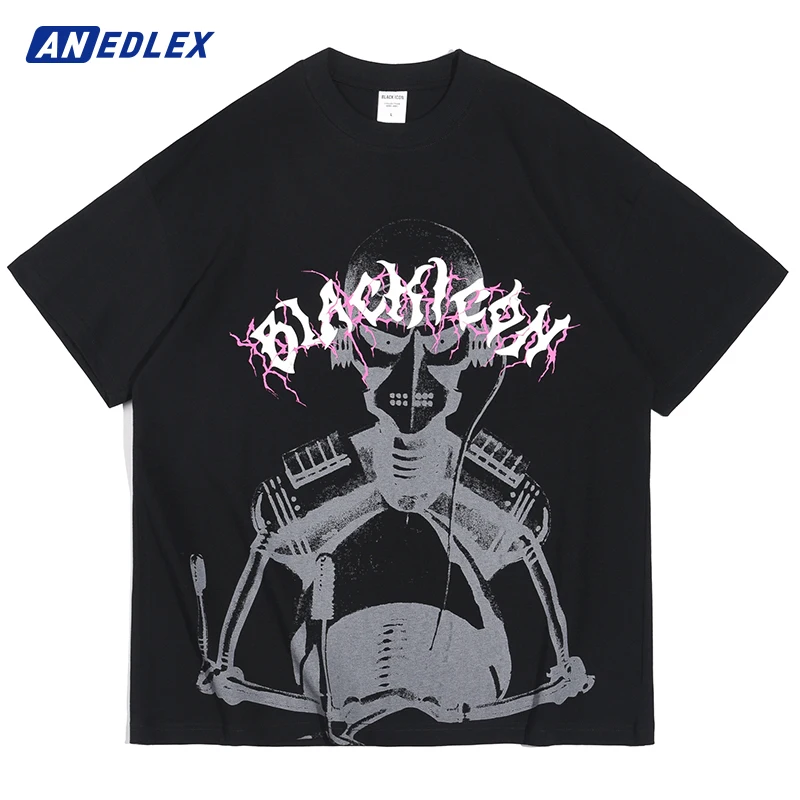 

Футболка мужская с надписью монстра, хлопок, Повседневная рубашка в стиле Харадзюку, уличная одежда, топ с коротким рукавом, в стиле хип-хоп, ...