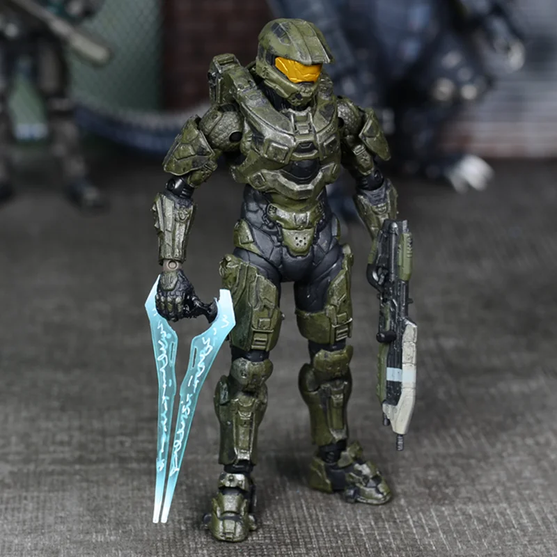 

Macfarlane Halo Halo 5 Master Sergeant Bucklock Kelly Tanaka Fred Sparta Trendy Figure Collection Of Decorative Model Toy Gifts