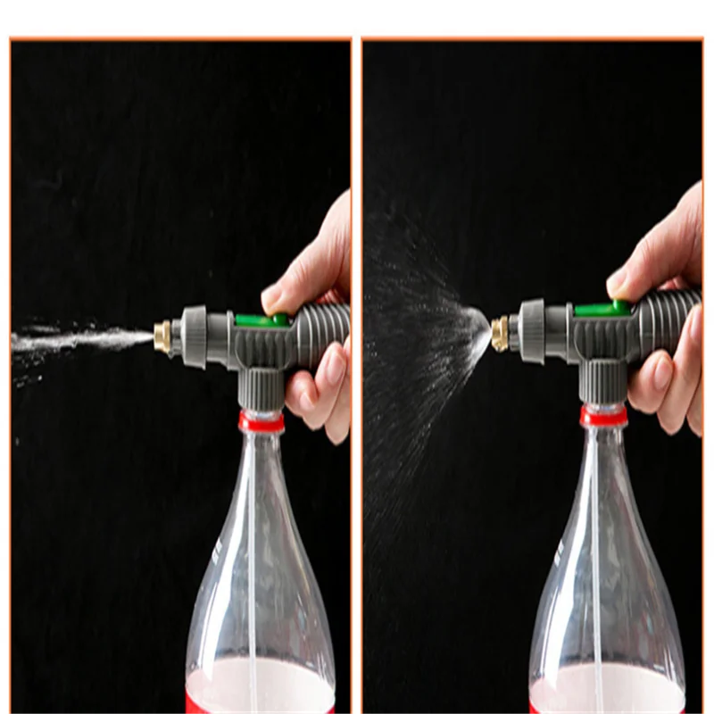 

DIY beverage bottle spray head adjustable spray watering sprayer, sprinkler, pressure atomizing nozzle fittings