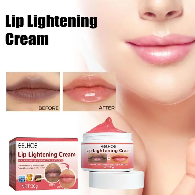 

30g Lip Balm Moisturizing Lip With Vitamin E Oil Cocoa Butter Nourishing Lip Lightening Cream Long Lasting Anti-Cracked Lip Care