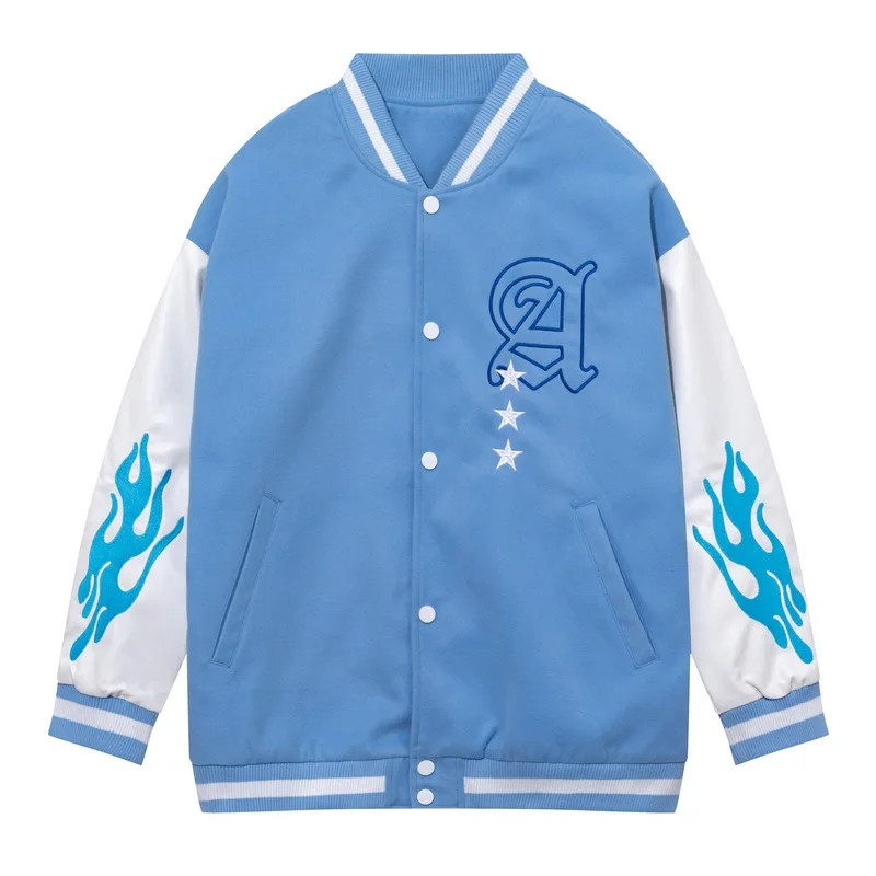 Бейсбольная куртка в стиле хип-хоп уличная одежда винтажная куртка-бомбер из