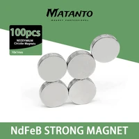 100200300pcs 10x1 mm thin neodymium strong magnet 10mmx1mm permanent magnet powerful magnetic round magnet 101mm