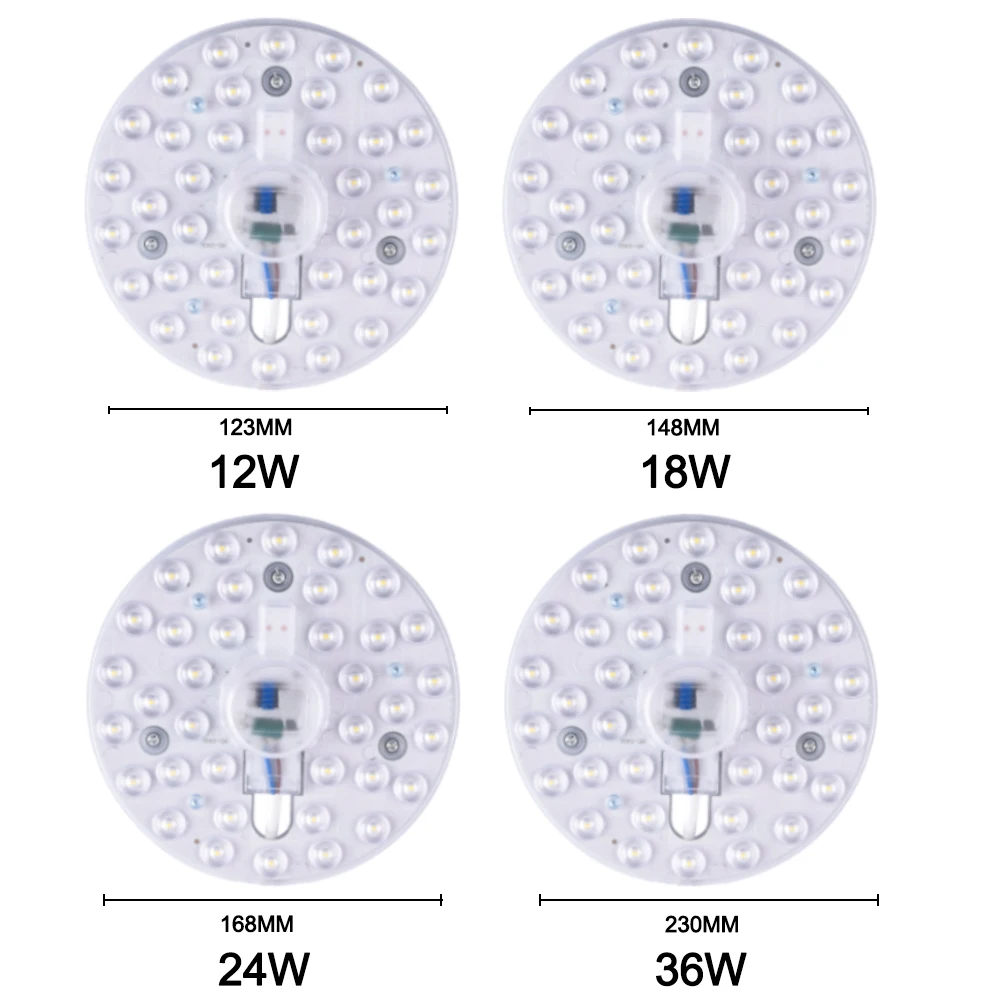 

12W 18W 24W 36W SMD LED Round Ceiling board circular lamp board AC 220V,Ceiling Flush Light Circle Fluorescent Bulb Replacement