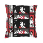 Чехол для подушки с рисунком аниме Lupin, третий коллаж, квадратный чехол для подушки, домашний декор, арсеньер, Люпин, Daisuke Jigen, наволочки для дивана, стула