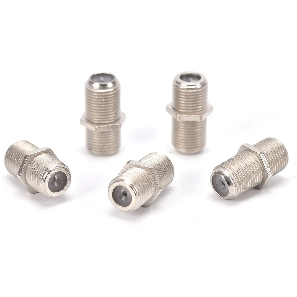 

10pcs/lot F-Type Female to F-Type Female Jack RG6 Coax Coaxial Cable Used In Video F Type Coupler Adapter Connector