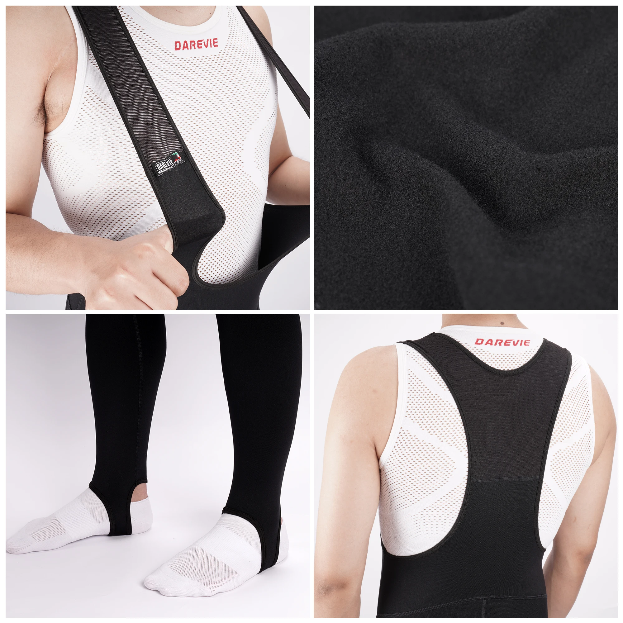 DAREVIE велотренажер зимние теплые флисовые велотренажеры с гелевой подкладкой