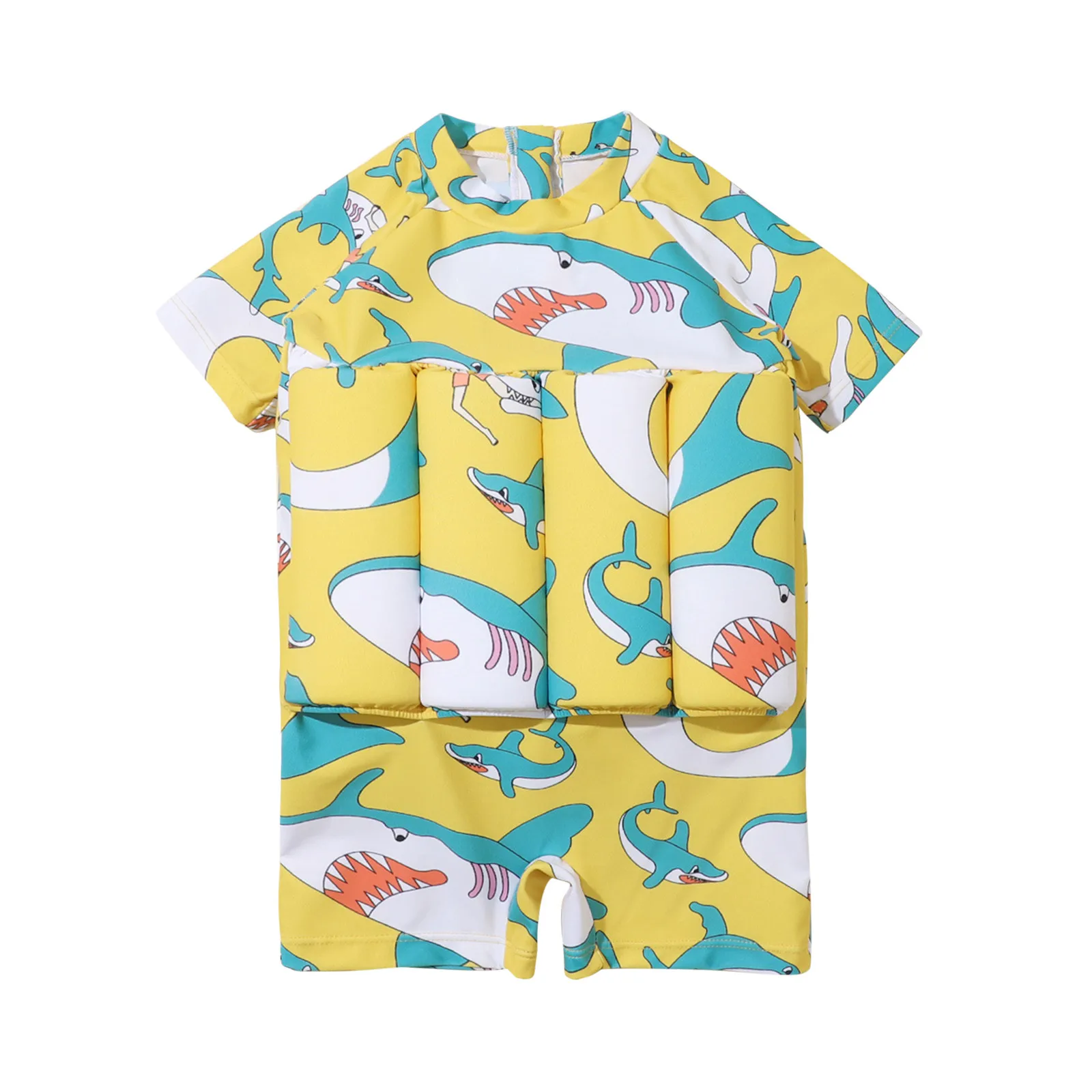 Детский купальник до колена плавающий купальный костюм для обучения плавучий с