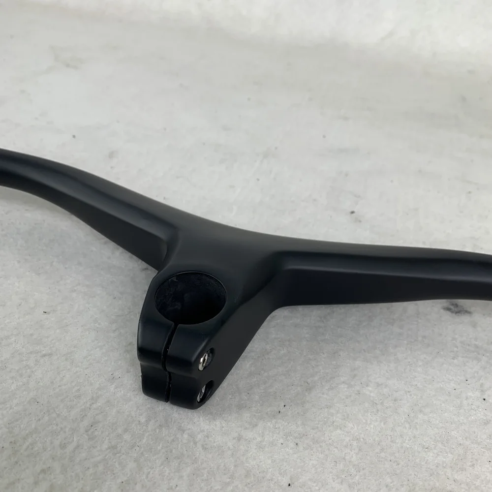 Черный матовый карбоновый горный велосипед HB002 версия 2 Встроенный руль 800 мм