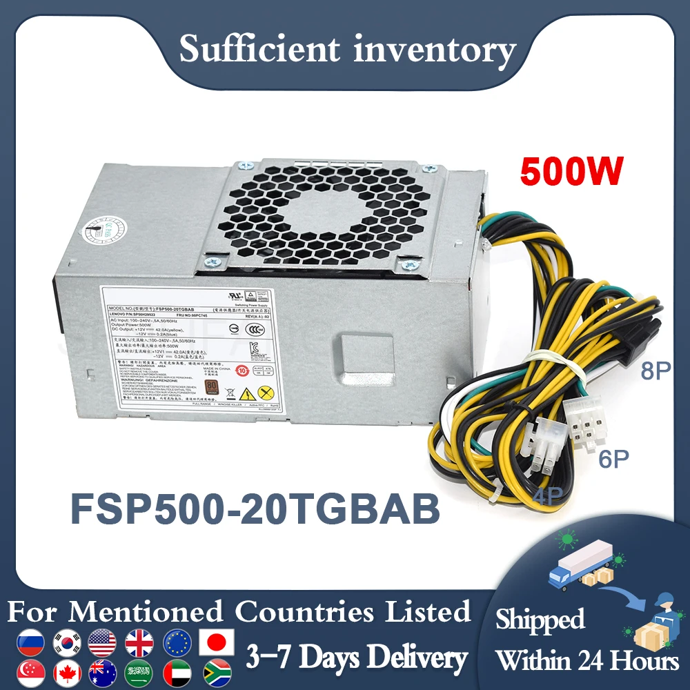 New For Acer Switching PSU 8PIN (6Pin+2PIN) 500W FSP500-20TGBAB GW-T300SPWC-TF GW-TFX200AHD HK300-71PP Good Quality