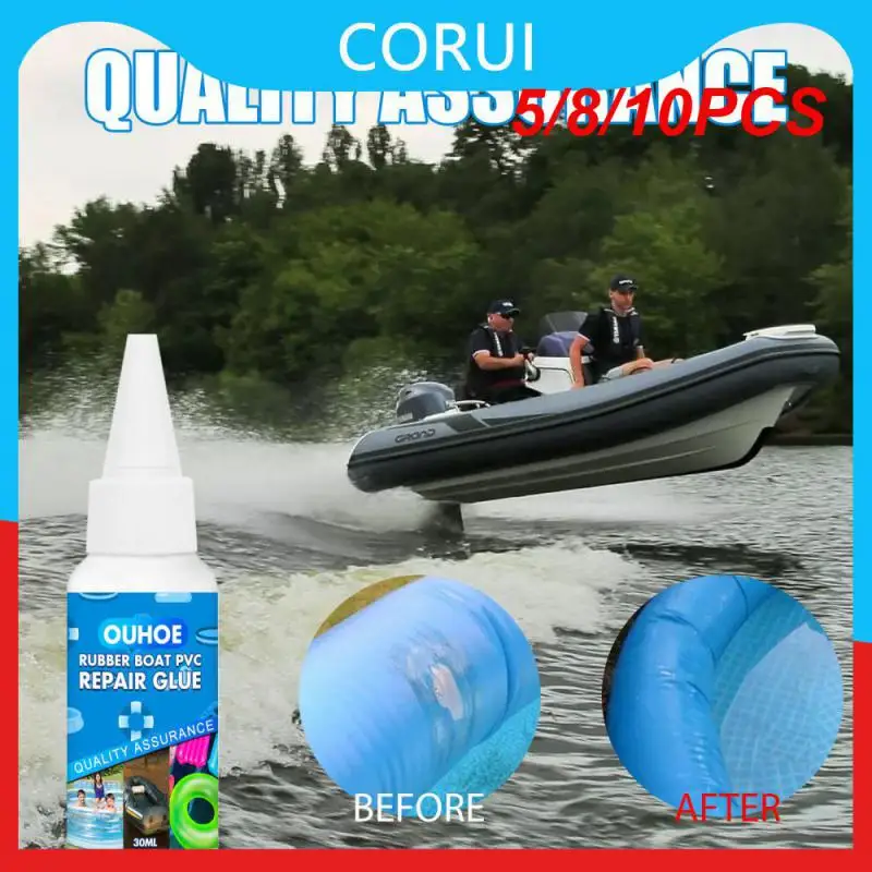 

30ml Strong Repair Glue Swimming Pool Lifebuoy Pad Repair Glue Waterproof Pvc Inflatable-boat Kayak Adhesive Sealant PVC Glue