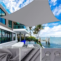 2022sun shade sail rectangle waterproof outdoor canopy garden patio party sunscreen awning 98 uv block sunshade cloth sun shelt