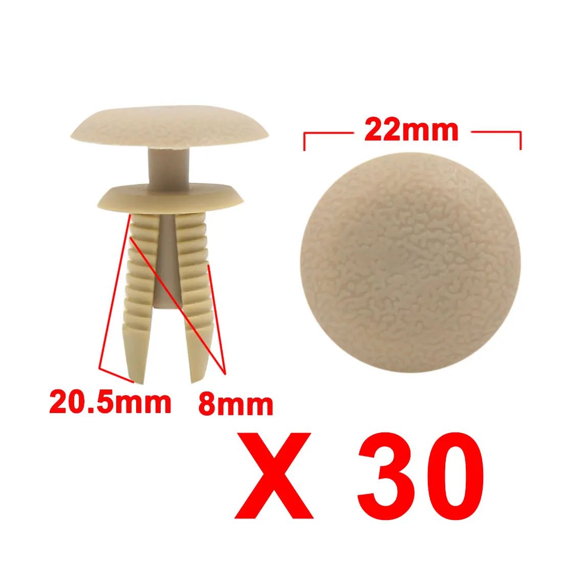 

20/50/100 шт., Заклепки-клипсы для бампера