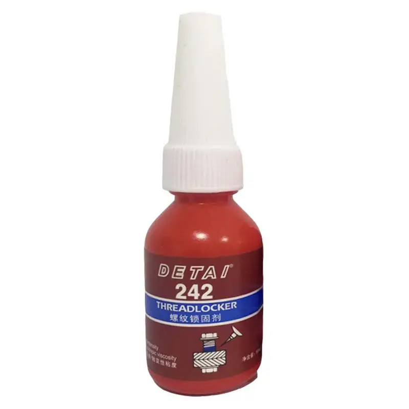 

Жидкий клей с винтом 10 мл 242 для металлических поверхностей, анаэробный блокирующий агент, маслостойкий, быстроотверждающий, клей, герметичный, твердый