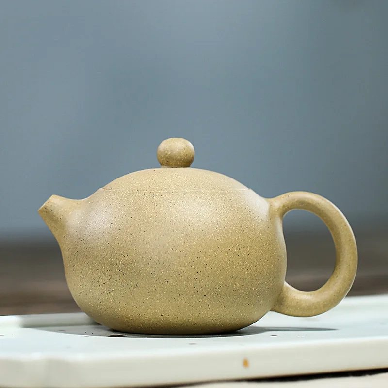 

Handmade Beauty Kettle Chinese Tea Ceremony Yixing Classic Xishi Tea Pots Purple Clay Teapot Home Teaware Customized Gifts 100ml