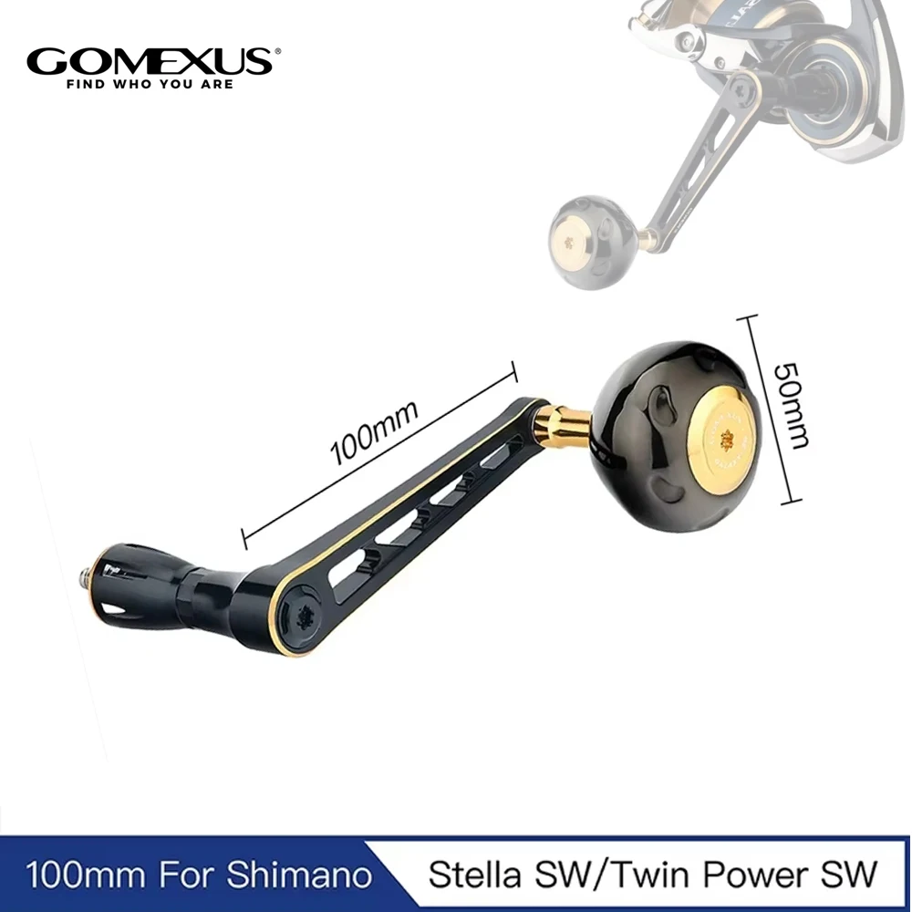 Фото Ручка GOMEXUS-Power 90 мм 100 мм Stella SW Twin Power SW с титановой ручкой 50 мм LMY-TB50 №2