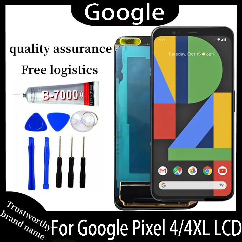Оригинальный ЖК-дисплей для Google Pixel 4 Pixel4 G020M, ЖК-экран + сенсорная панель, дигитайзер, экран для Google Pixel 4 XL 4XL G020P