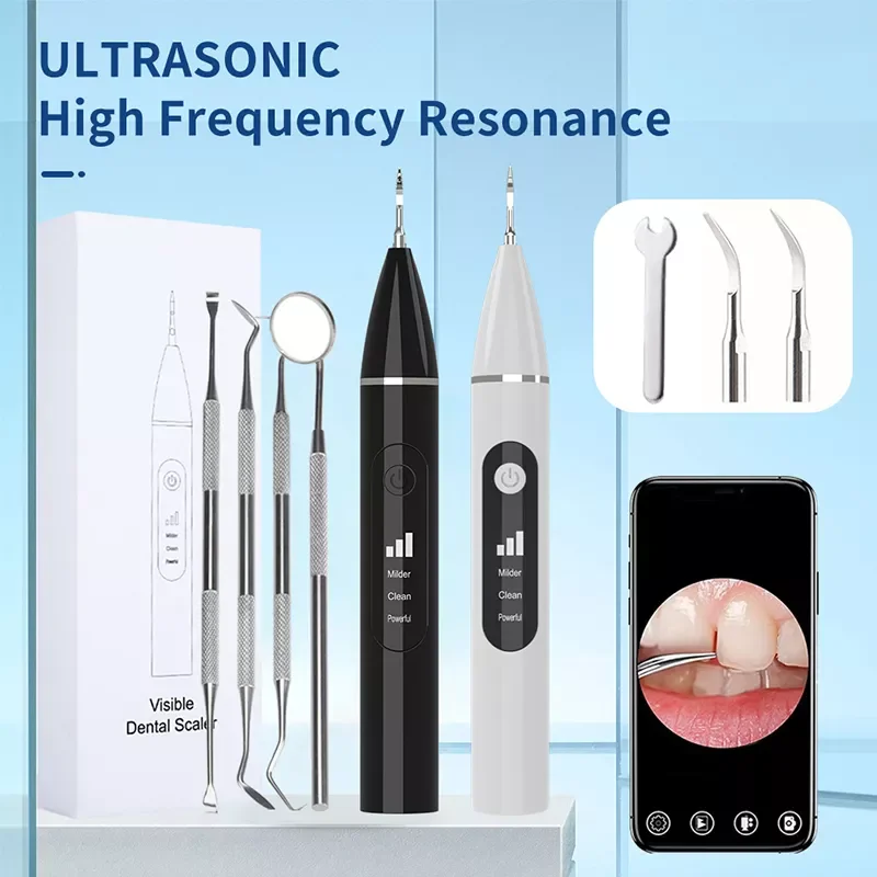 

Ultrasonic Teeth Cleaner Dental Tartar Stone Remover HD Visual Scaler Electric Oral Irrigators Limpieza Dental Teeth Whitening